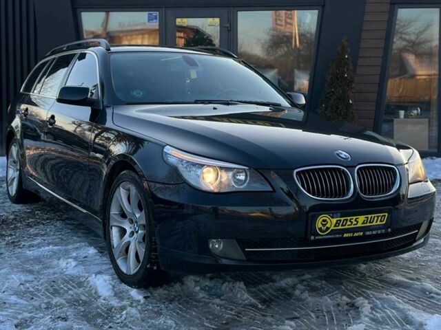 Черный БМВ 5 Серия, объемом двигателя 2.5 л и пробегом 320 тыс. км за 7600 $, фото 1 на Automoto.ua