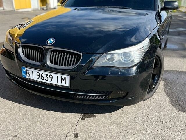 Черный БМВ 5 Серия, объемом двигателя 2.5 л и пробегом 326 тыс. км за 6300 $, фото 1 на Automoto.ua