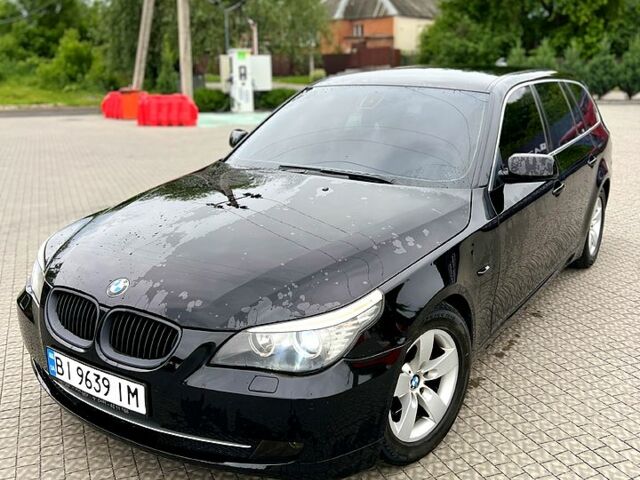 Черный БМВ 5 Серия, объемом двигателя 2.5 л и пробегом 326 тыс. км за 6300 $, фото 1 на Automoto.ua