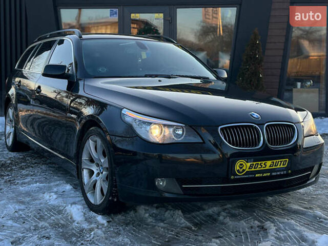 Черный БМВ 5 Серия, объемом двигателя 2.5 л и пробегом 320 тыс. км за 7600 $, фото 1 на Automoto.ua