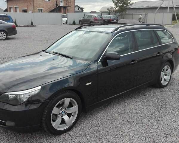 Черный БМВ 5 Серия, объемом двигателя 2 л и пробегом 287 тыс. км за 6576 $, фото 1 на Automoto.ua