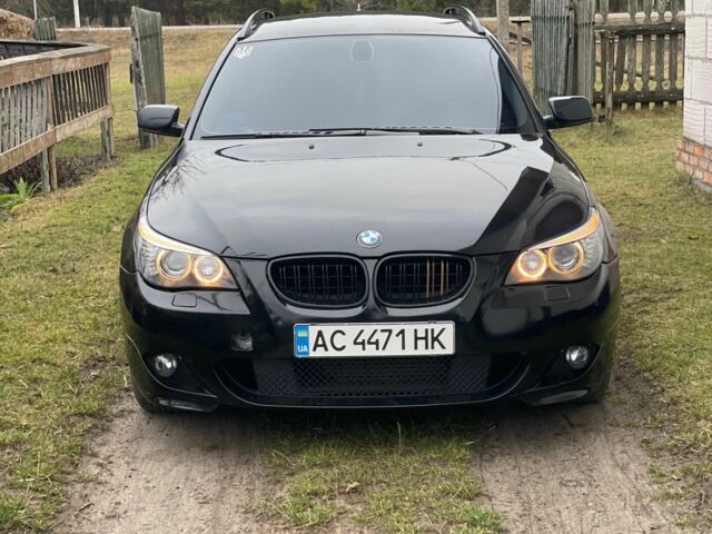 Черный БМВ 5 Серия, объемом двигателя 2 л и пробегом 315 тыс. км за 8750 $, фото 1 на Automoto.ua
