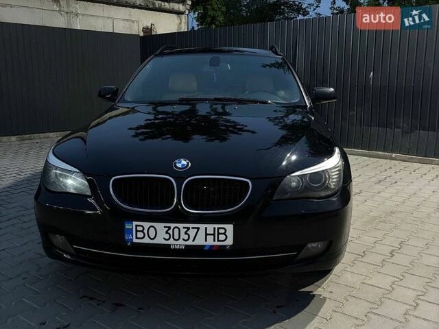 Черный БМВ 5 Серия, объемом двигателя 2 л и пробегом 362 тыс. км за 8500 $, фото 1 на Automoto.ua