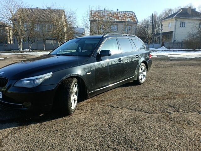 Чорний БМВ 5 Серія, об'ємом двигуна 2 л та пробігом 399 тис. км за 7507 $, фото 1 на Automoto.ua