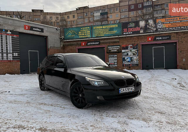 Черный БМВ 5 Серия, объемом двигателя 2 л и пробегом 355 тыс. км за 6999 $, фото 1 на Automoto.ua