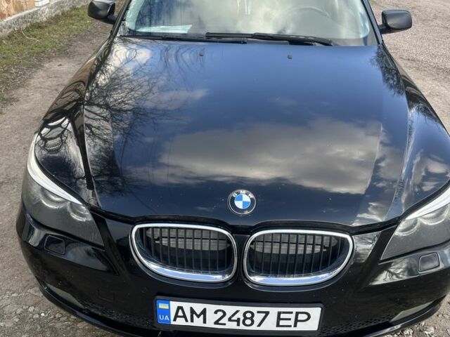 Черный БМВ 5 Серия, объемом двигателя 2 л и пробегом 300 тыс. км за 7800 $, фото 1 на Automoto.ua