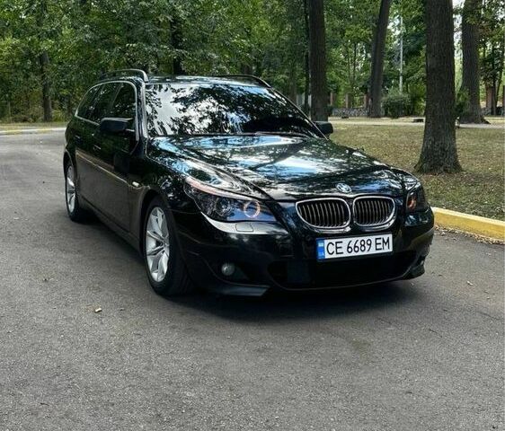 Чорний БМВ 5 Серія, об'ємом двигуна 3 л та пробігом 400 тис. км за 7005 $, фото 1 на Automoto.ua