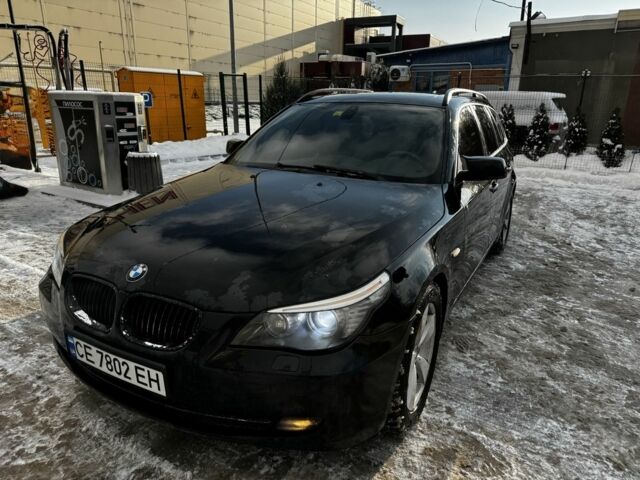 Черный БМВ 5 Серия, объемом двигателя 3 л и пробегом 380 тыс. км за 8200 $, фото 1 на Automoto.ua