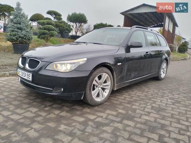 Чорний БМВ 5 Серія, об'ємом двигуна 2 л та пробігом 372 тис. км за 8500 $, фото 1 на Automoto.ua