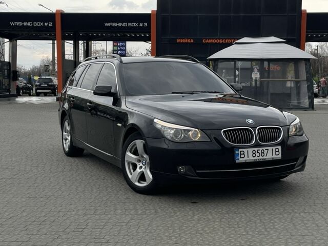 Черный БМВ 5 Серия, объемом двигателя 2.5 л и пробегом 299 тыс. км за 7850 $, фото 1 на Automoto.ua