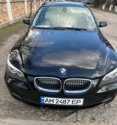 Черный БМВ 5 Серия, объемом двигателя 2 л и пробегом 300 тыс. км за 8300 $, фото 1 на Automoto.ua