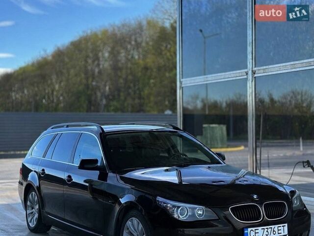 Черный БМВ 5 Серия, объемом двигателя 2 л и пробегом 319 тыс. км за 8800 $, фото 1 на Automoto.ua