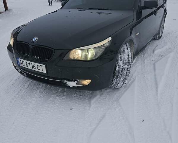Черный БМВ 5 Серия, объемом двигателя 3 л и пробегом 340 тыс. км за 8400 $, фото 1 на Automoto.ua