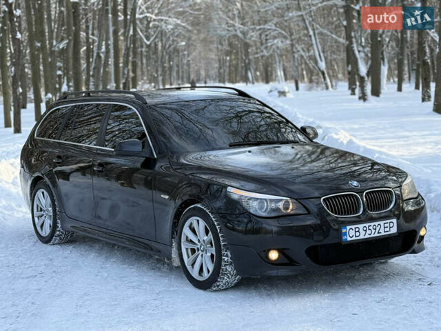 Черный БМВ 5 Серия, объемом двигателя 2 л и пробегом 398 тыс. км за 7599 $, фото 1 на Automoto.ua
