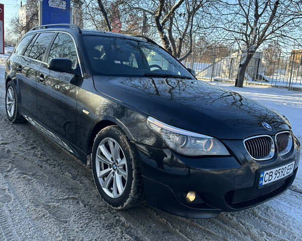 Черный БМВ 5 Серия, объемом двигателя 2 л и пробегом 395 тыс. км за 7200 $, фото 1 на Automoto.ua