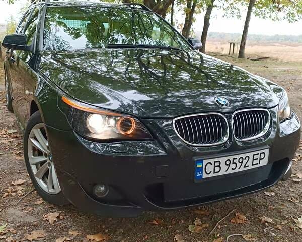 Черный БМВ 5 Серия, объемом двигателя 2 л и пробегом 395 тыс. км за 8000 $, фото 1 на Automoto.ua