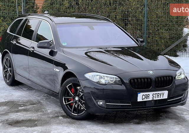 Черный БМВ 5 Серия, объемом двигателя 3 л и пробегом 282 тыс. км за 15500 $, фото 1 на Automoto.ua