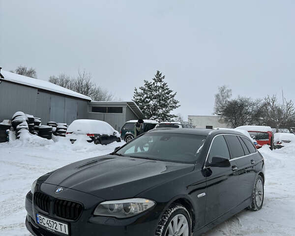 Черный БМВ 5 Серия, объемом двигателя 2 л и пробегом 258 тыс. км за 12000 $, фото 1 на Automoto.ua