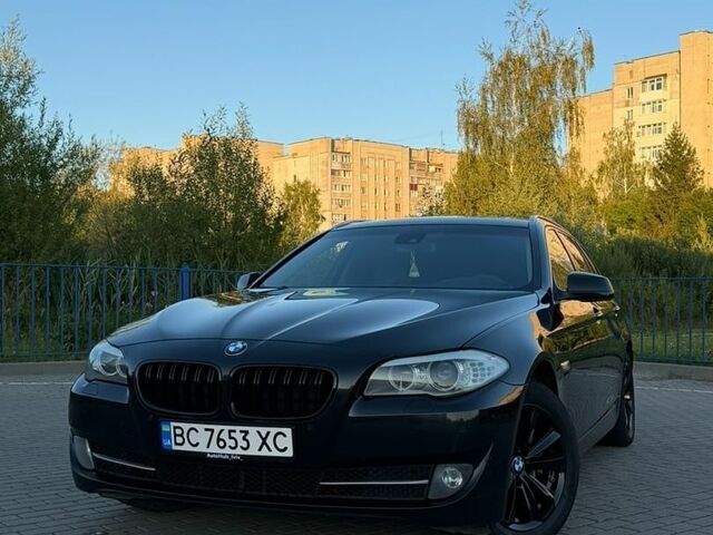 Чорний БМВ 5 Серія, об'ємом двигуна 2 л та пробігом 261 тис. км за 12450 $, фото 1 на Automoto.ua