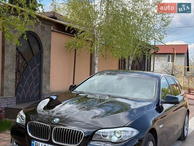 Черный БМВ 5 Серия, объемом двигателя 2 л и пробегом 317 тыс. км за 9500 $, фото 1 на Automoto.ua