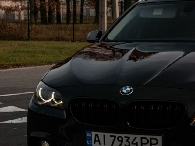 Чорний БМВ 5 Серія, об'ємом двигуна 2 л та пробігом 386 тис. км за 14500 $, фото 1 на Automoto.ua