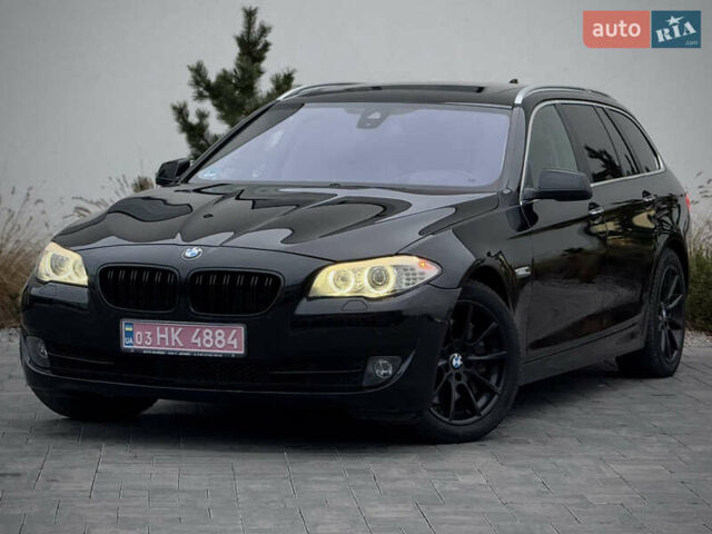 Черный БМВ 5 Серия, объемом двигателя 3 л и пробегом 324 тыс. км за 16950 $, фото 1 на Automoto.ua