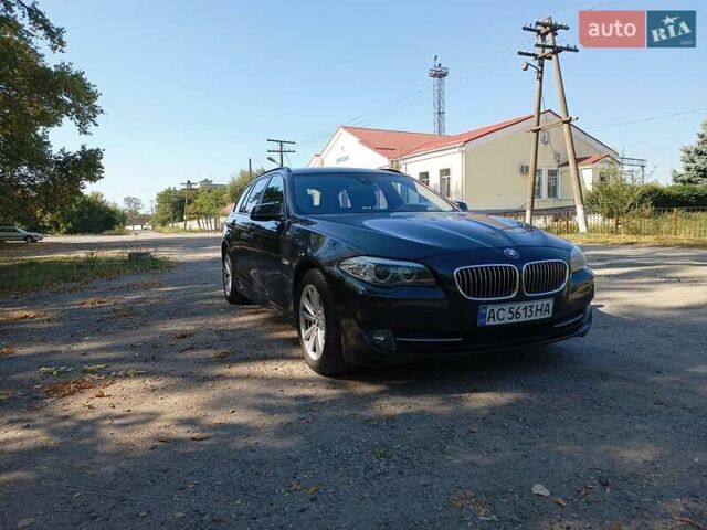 Черный БМВ 5 Серия, объемом двигателя 2 л и пробегом 287 тыс. км за 13400 $, фото 1 на Automoto.ua