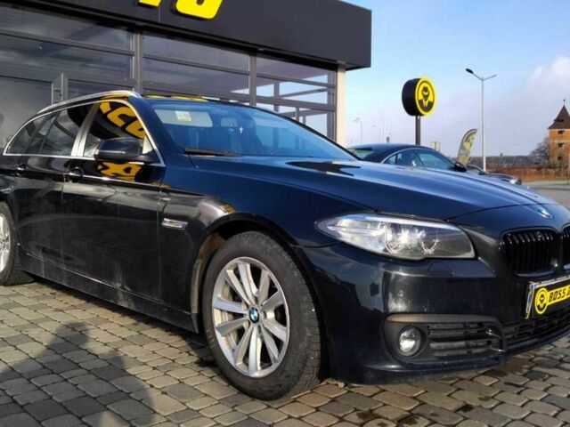Чорний БМВ 5 Серія, об'ємом двигуна 2 л та пробігом 213 тис. км за 13900 $, фото 1 на Automoto.ua