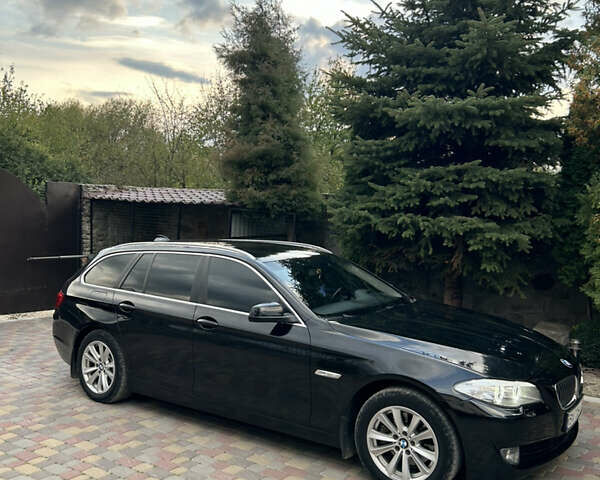 Черный БМВ 5 Серия, объемом двигателя 2 л и пробегом 311 тыс. км за 13900 $, фото 1 на Automoto.ua