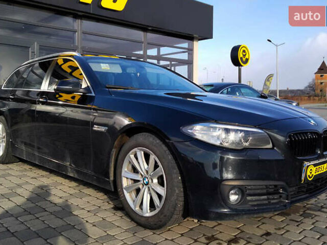 Чорний БМВ 5 Серія, об'ємом двигуна 2 л та пробігом 213 тис. км за 15500 $, фото 1 на Automoto.ua