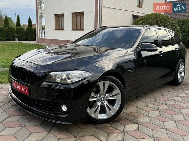 Черный БМВ 5 Серия, объемом двигателя 2 л и пробегом 325 тыс. км за 13750 $, фото 1 на Automoto.ua