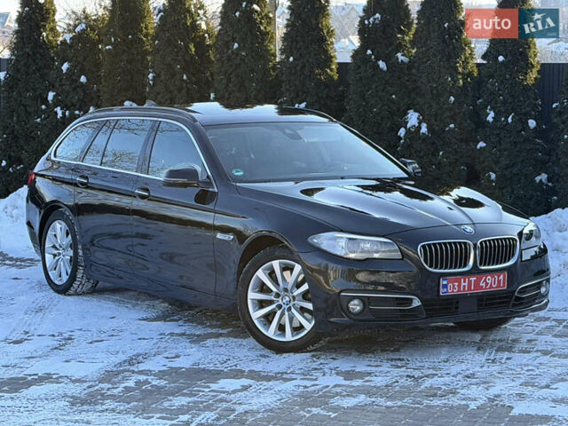 Черный БМВ 5 Серия, объемом двигателя 2 л и пробегом 195 тыс. км за 17700 $, фото 1 на Automoto.ua
