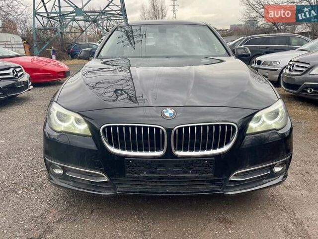 Черный БМВ 5 Серия, объемом двигателя 2 л и пробегом 166 тыс. км за 9500 $, фото 1 на Automoto.ua