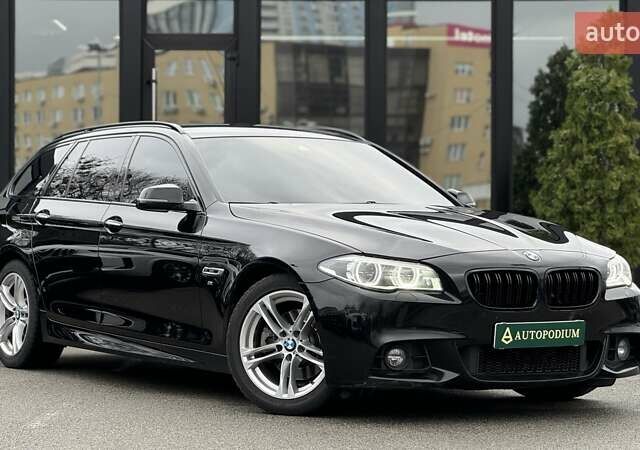 Чорний БМВ 5 Серія, об'ємом двигуна 2 л та пробігом 127 тис. км за 19999 $, фото 1 на Automoto.ua