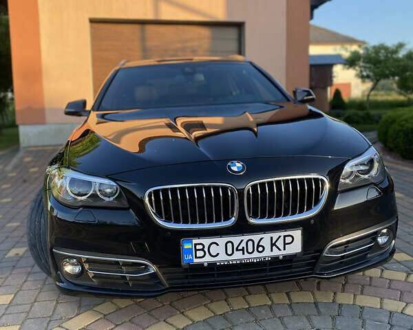 Черный БМВ 5 Серия, объемом двигателя 2 л и пробегом 210 тыс. км за 21000 $, фото 1 на Automoto.ua