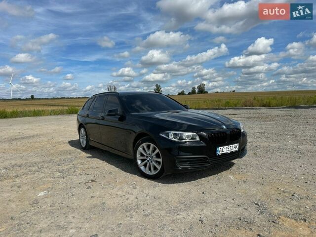 Черный БМВ 5 Серия, объемом двигателя 2 л и пробегом 326 тыс. км за 15490 $, фото 1 на Automoto.ua