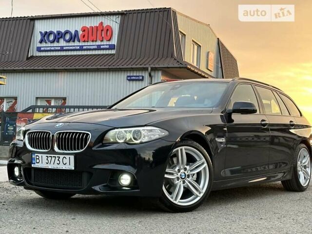 Черный БМВ 5 Серия, объемом двигателя 2 л и пробегом 239 тыс. км за 22300 $, фото 1 на Automoto.ua