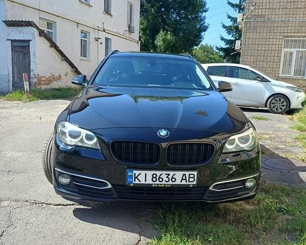 Черный БМВ 5 Серия, объемом двигателя 2 л и пробегом 223 тыс. км за 18500 $, фото 1 на Automoto.ua