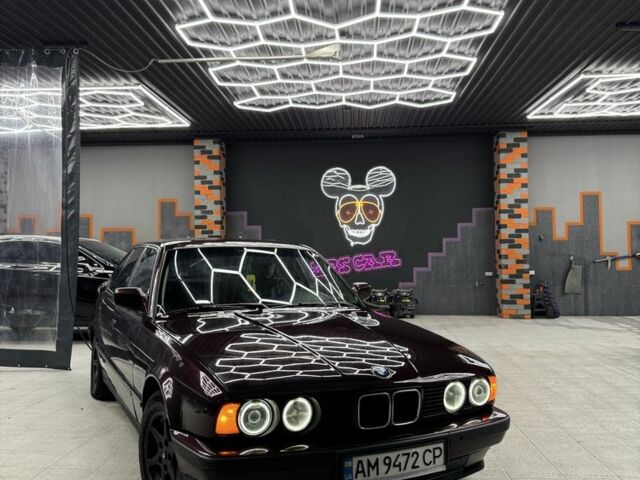 Красный БМВ 5 Серия, объемом двигателя 2.5 л и пробегом 333 тыс. км за 2666 $, фото 1 на Automoto.ua