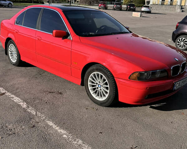 Красный БМВ 5 Серия, объемом двигателя 2.5 л и пробегом 321 тыс. км за 6900 $, фото 1 на Automoto.ua