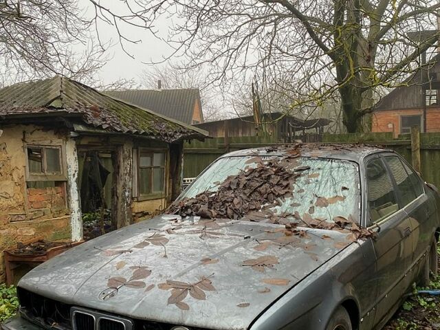 Серый БМВ 5 Серия, объемом двигателя 2 л и пробегом 136 тыс. км за 1000 $, фото 1 на Automoto.ua