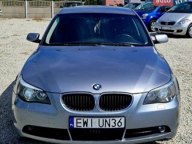 Серый БМВ 5 Серия, объемом двигателя 3 л и пробегом 255 тыс. км за 4500 $, фото 1 на Automoto.ua