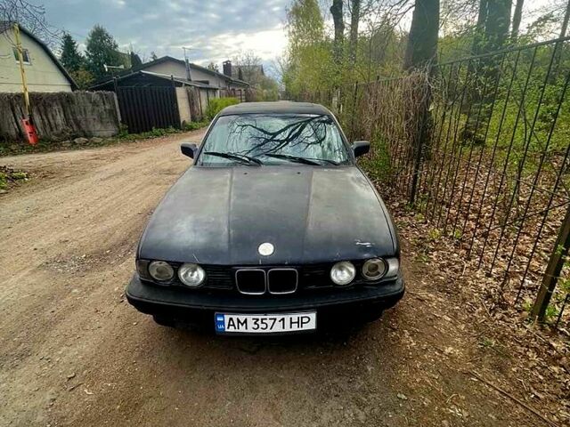 Серый БМВ 5 Серия, объемом двигателя 2 л и пробегом 205 тыс. км за 1450 $, фото 1 на Automoto.ua