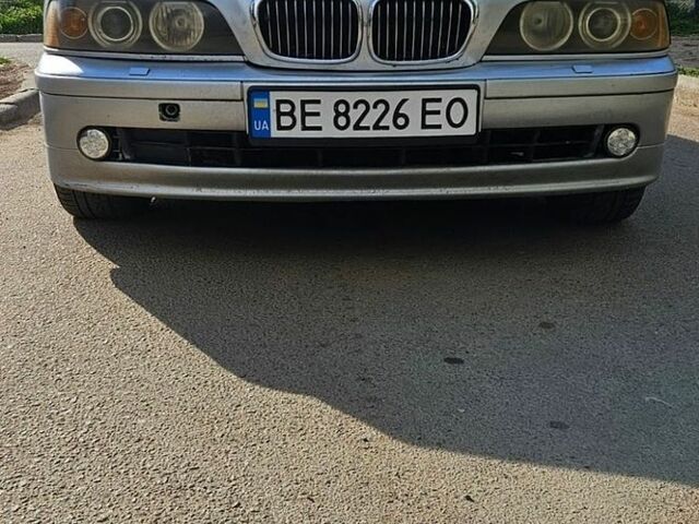 Серый БМВ 5 Серия, объемом двигателя 2.5 л и пробегом 450 тыс. км за 3900 $, фото 1 на Automoto.ua