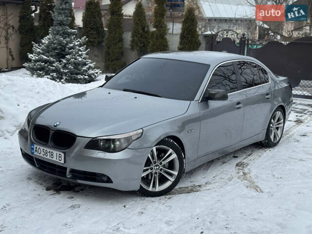 Серый БМВ 5 Серия, объемом двигателя 3 л и пробегом 361 тыс. км за 8300 $, фото 1 на Automoto.ua