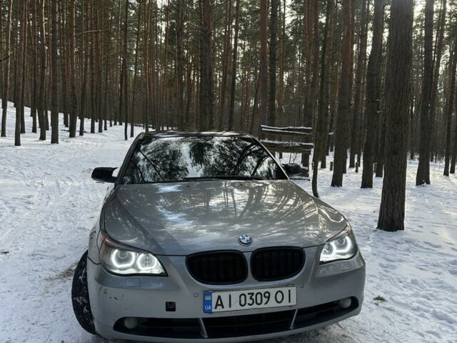 Серый БМВ 5 Серия, объемом двигателя 3 л и пробегом 400 тыс. км за 8500 $, фото 1 на Automoto.ua
