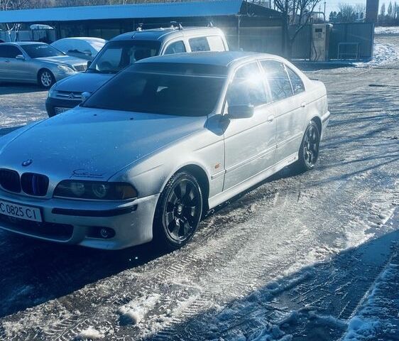 Серый БМВ 5 Серия, объемом двигателя 2.5 л и пробегом 401 тыс. км за 4600 $, фото 1 на Automoto.ua