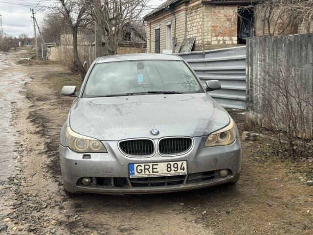 Серый БМВ 5 Серия, объемом двигателя 3 л и пробегом 3 тыс. км за 4500 $, фото 1 на Automoto.ua