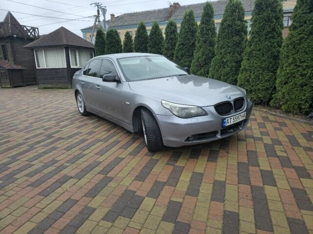 Серый БМВ 5 Серия, объемом двигателя 3 л и пробегом 279 тыс. км за 8200 $, фото 1 на Automoto.ua