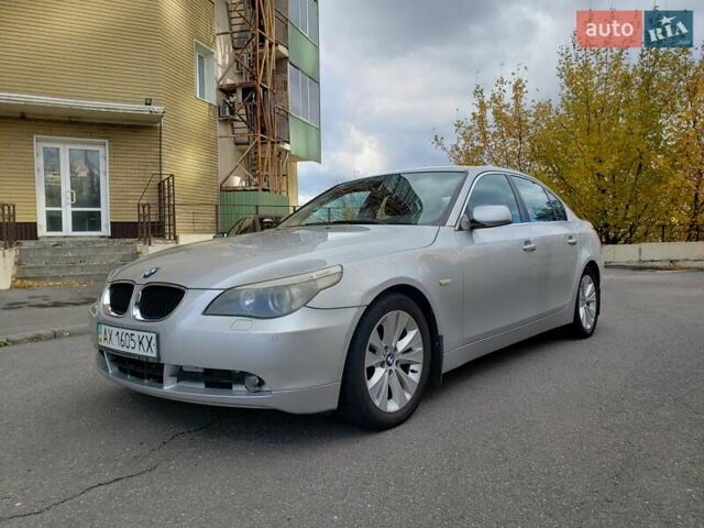 Серый БМВ 5 Серия, объемом двигателя 2.5 л и пробегом 184 тыс. км за 12000 $, фото 1 на Automoto.ua